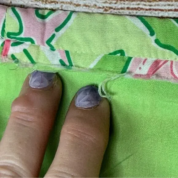 Lilly Pulitzer Vintage White Label Musical Monkeys Jungle Print skirt - Picture 9 of 10